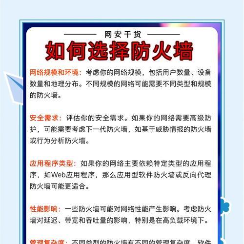 最安全的防火墙推荐——保护您的网络安全不留死角（选择最适合您的防火墙，守护您的网络财产）
